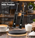 USB Rechargeable Milk Frother – Adjustable Speed Electric Coffee & Milk Foam Maker Short product tagline: ☕ Create Café-Style Foam at Home in Seconds