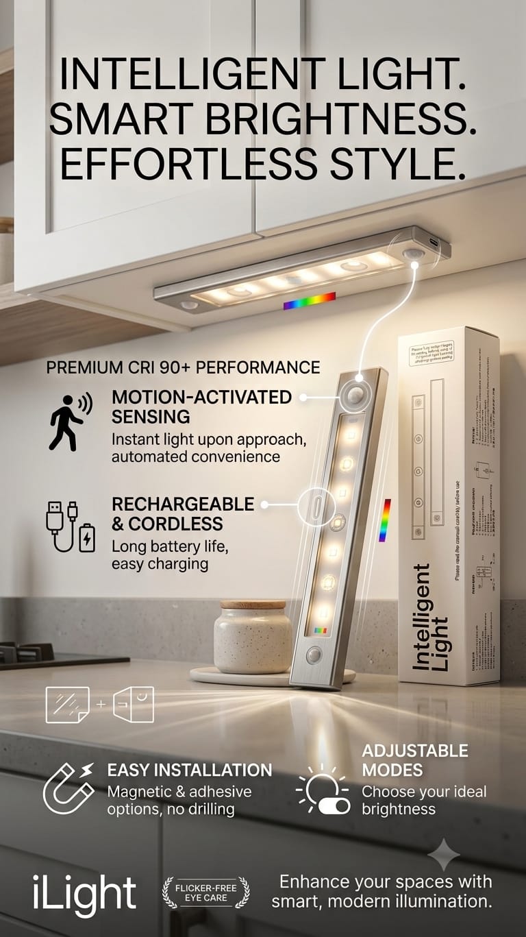 Intelligent Motion Sensor LED Light